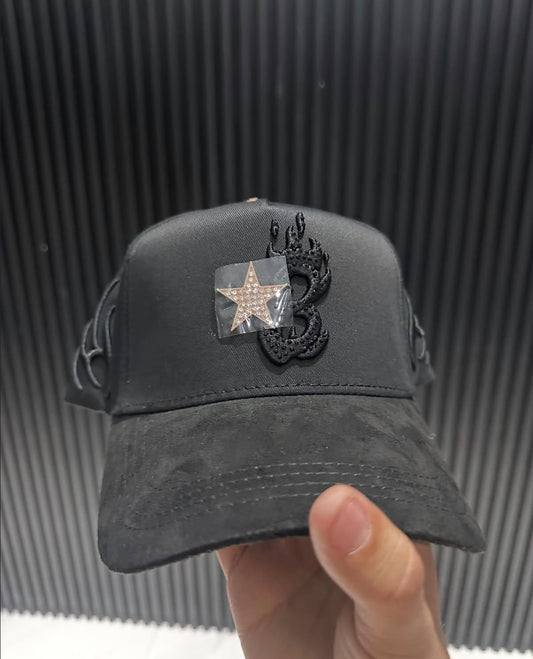 Barbas hats B star rose gold