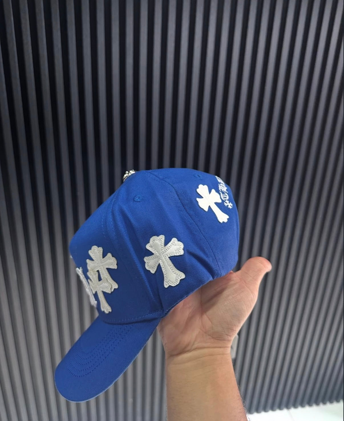31 hats la blue chrome