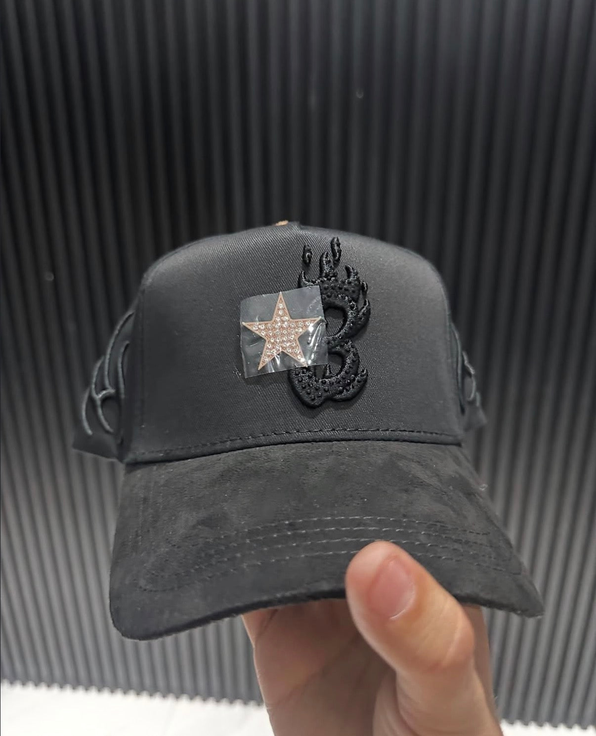 Barbas hats B star rose gold