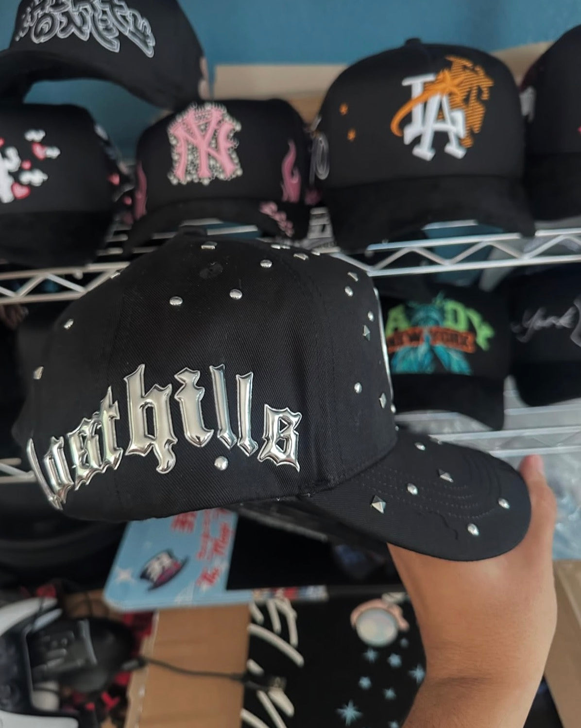 Dandy hats x lost hills “ch chrome”